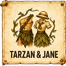 Tarzan & Jane costume idea