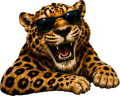 Tiger in sunglasses